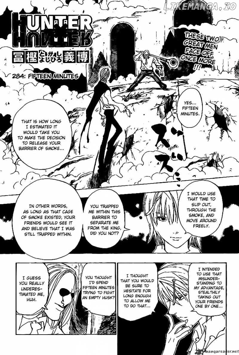 Hunter x Hunter, Chapter 284 image 01